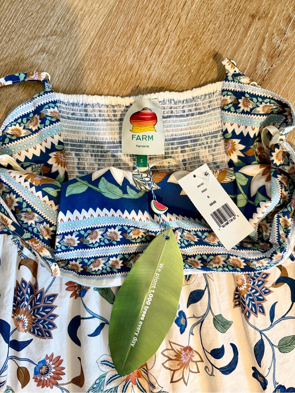 NWT Farm Rio Delhi Floral Tapestry Print Sundress- Small - Picture 6 of 10